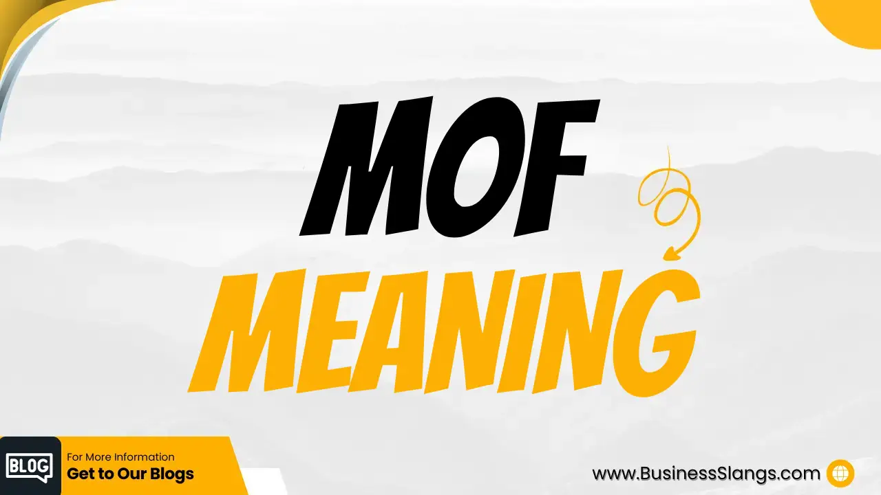 Meaning Of MOF