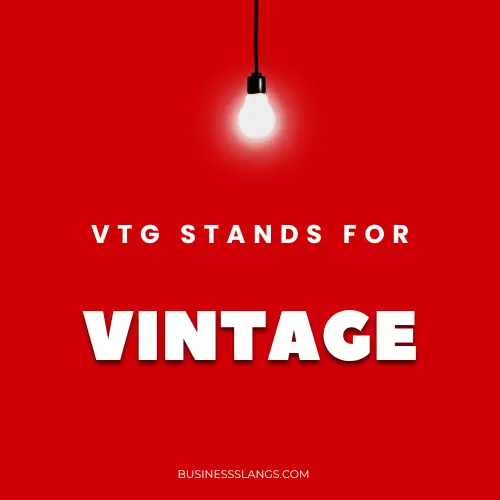 Meaning of VTG