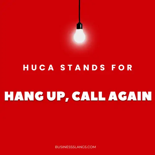 Meaning of HUCA