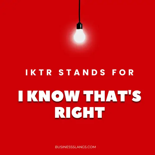 Meaning of IKTR